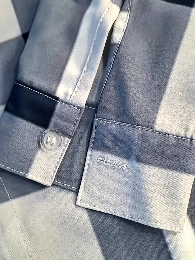 Men's Plaid Business Casual Shirt