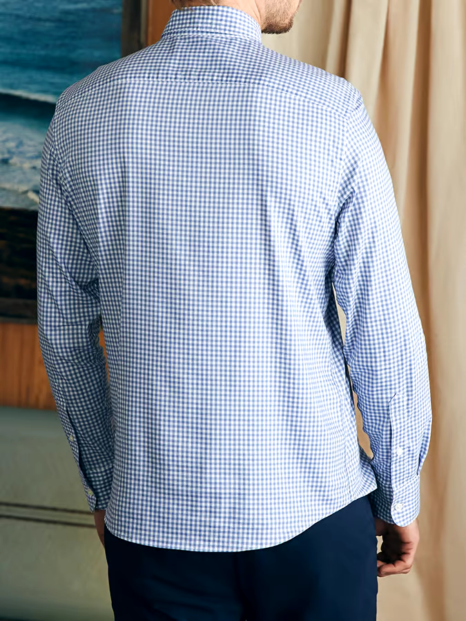 Men's Plaid Business Casual Shirt