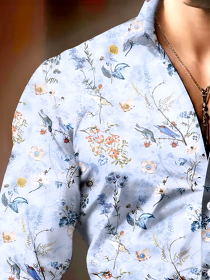 Men's Business Style Simple Shirt