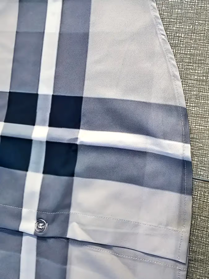 Men's Plaid Business Casual Shirt