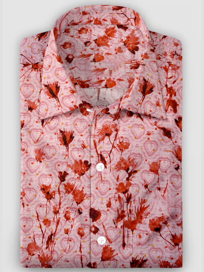 Men's Business Style Simple Shirt