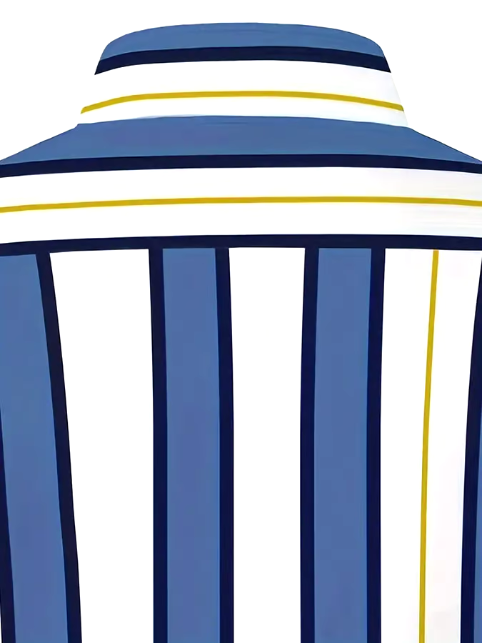 Men's Striped Business Casual Shirt